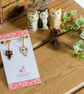 Stitch marker, progress keeper set made with Halloween scardy cats! - Image 2