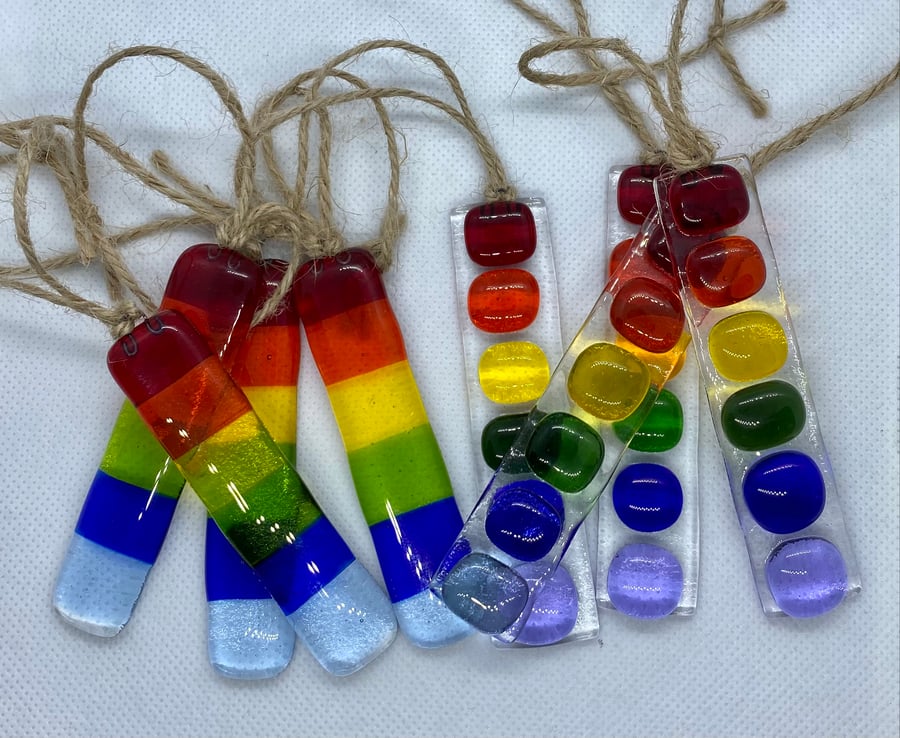Mini rainbow light-catchers