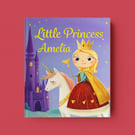 Personalised Princess and Unicorn Book – Gift for Girls, Age 1-10