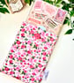 Handmade Pink Floral Kindle Sleeve, E-reader pouch - Image 4
