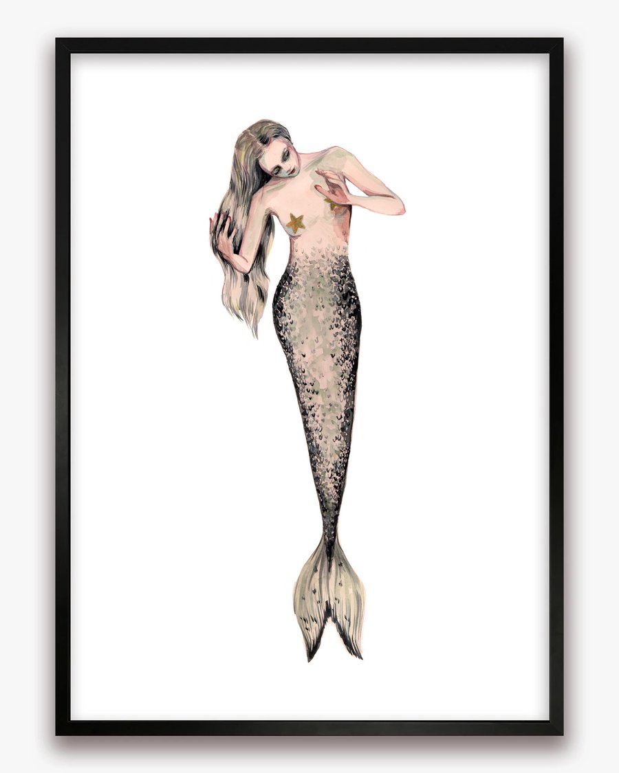 Stella Mermaid Print