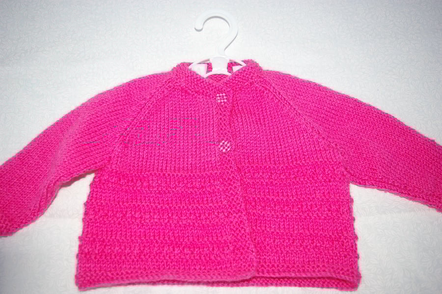Knitting Pattern Baby Cardigan Boy and Girl
