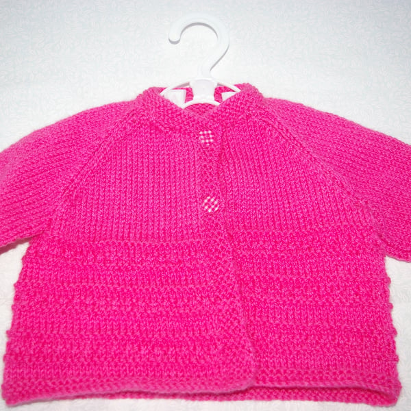 Knitting Pattern Baby Cardigan Boy and Girl