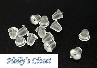 Pack of 200 Plastic Earring Backs