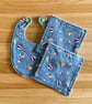Newborn Baby Boxed Gift Set-Bib & Matching Baby Wipes Bib-Circus Design-BGS22