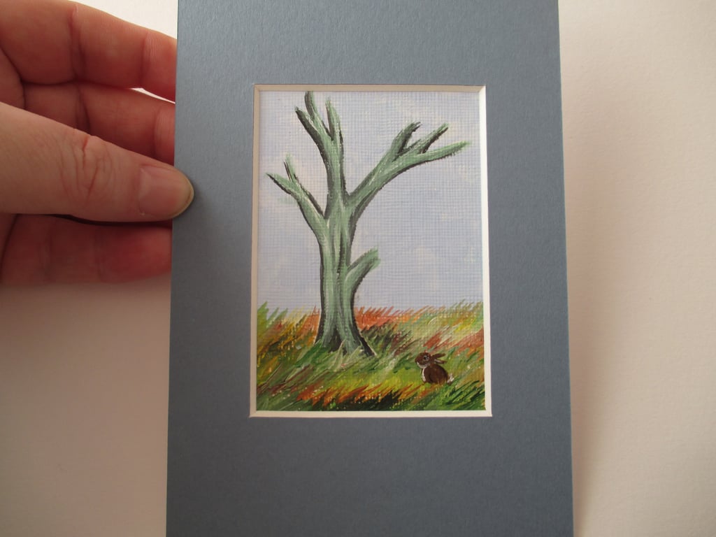 ACEO Rabbit aceo Winter