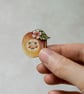 Peach brooch featuring peachy Pete - Image 2