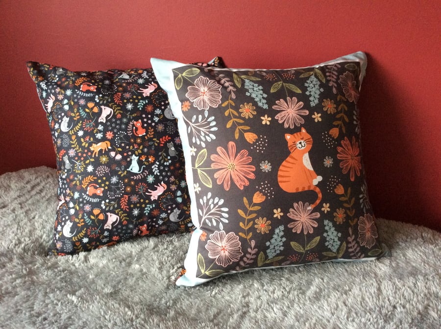 Cat Cushion Double sided print