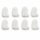 Pack of 8 halloween ghosts for glass fusing made with Bullseye 90coe glass