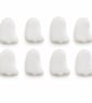 Pack of 8 halloween ghosts for glass fusing made with Bullseye 90coe glass