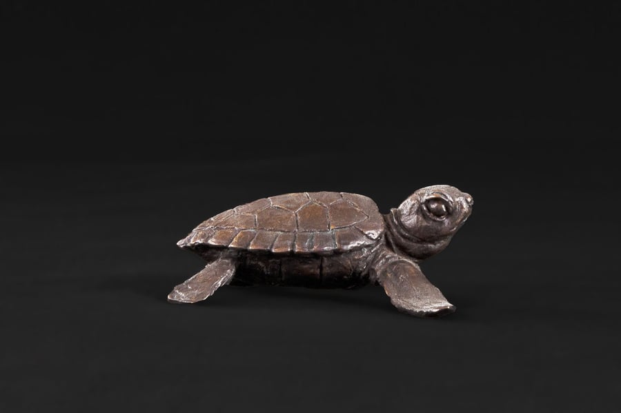 Foundry Bronze Baby Turtle Animal Statue Small Bronze Metal Sculpture