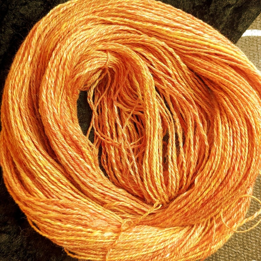 No Comment hand spun yarn – Merino wool and planr fubres - 125 yards
