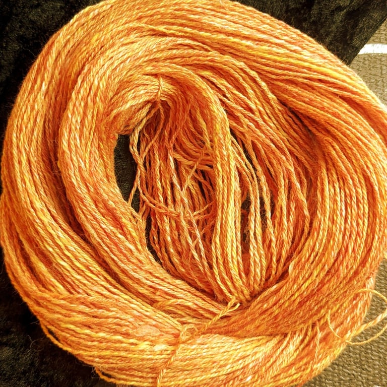 No Comment hand spun yarn – Merino wool and planr fubres - 125 yards