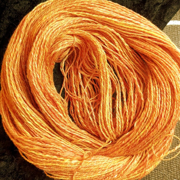 No Comment hand spun yarn – Merino wool and planr fubres - 125 yards