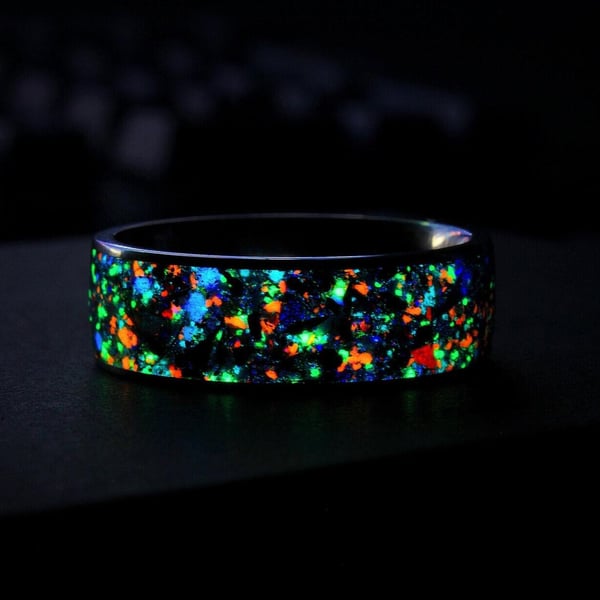 Lunar Aurora Meteorite Ring,1969 Lander Elements, Engraving 