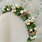 Old Irish Floral Headband 