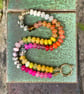 Fruit Salad Hand Knotted Beaded Gemstone Necklace