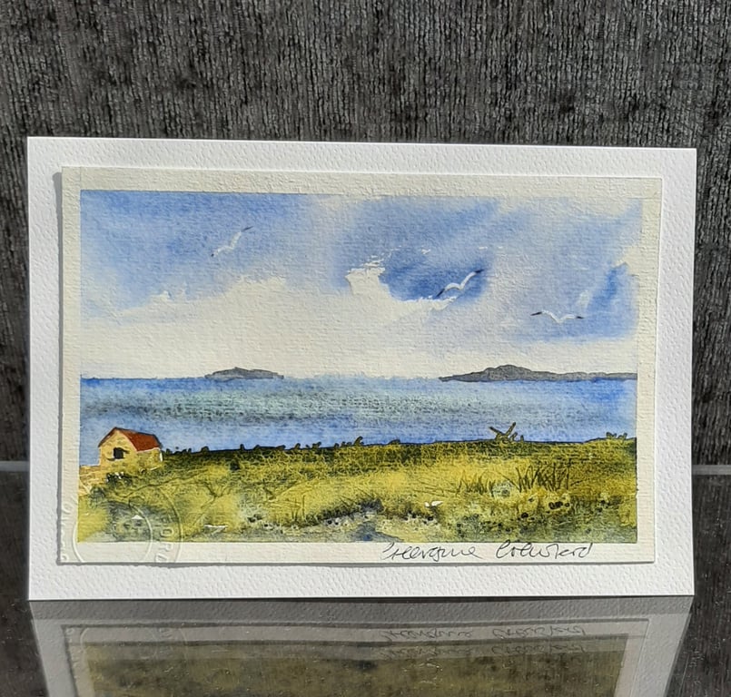 The Bothy. Blank Card. Original Painting 260132