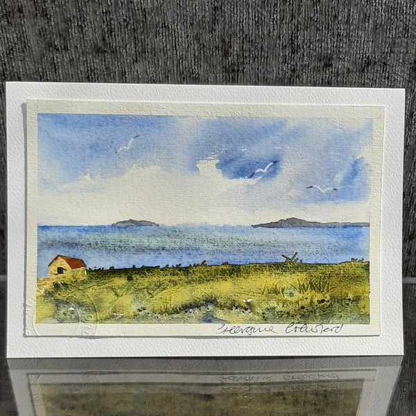 The Bothy. Blank Card. Original Painting 260132