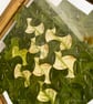 Square Escher Tessellation Pattern Kaleidoscopic Leaf Pane - Image 4