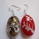 Gosh Gorgeous Lampwork Glass Elegant Decoration Unique Stunning Earrings