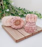 Pecan Pie Crochet Baby Hat & Booties Set - Newborn & 0-3 Months - Image 6