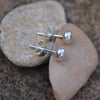 Earrings, silver stud earrings, 5mm diameter Earrings