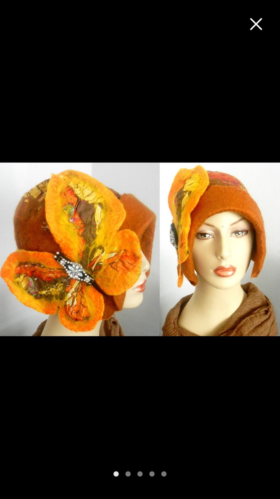   SALE...  Hand Felted, Wool  felted  hat -100% WOOL MERINO