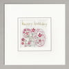 floral 90th birthday card