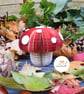 Toadstool decoration made from a book - Image 8