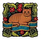 209 - Marmalade Cat Cross Stitch Pattern - A very fine cat (PDF Counted Chart)