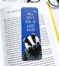 Badger & Moon Bookmark: "All Sett for a Good Read", 52mm x 148mm - Image 3