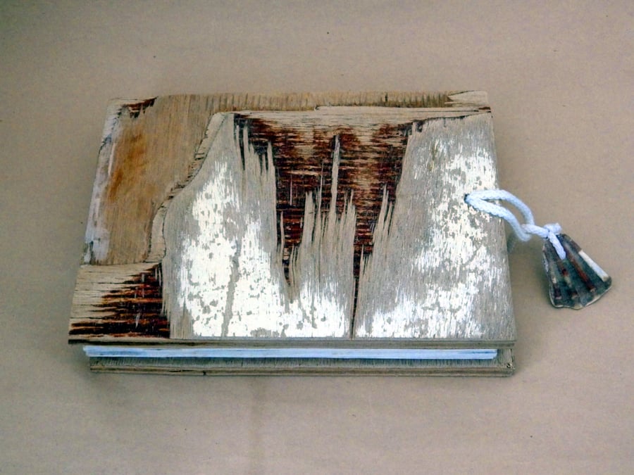 Driftwood Book & Handmade Mango-Leaf Kozo paper