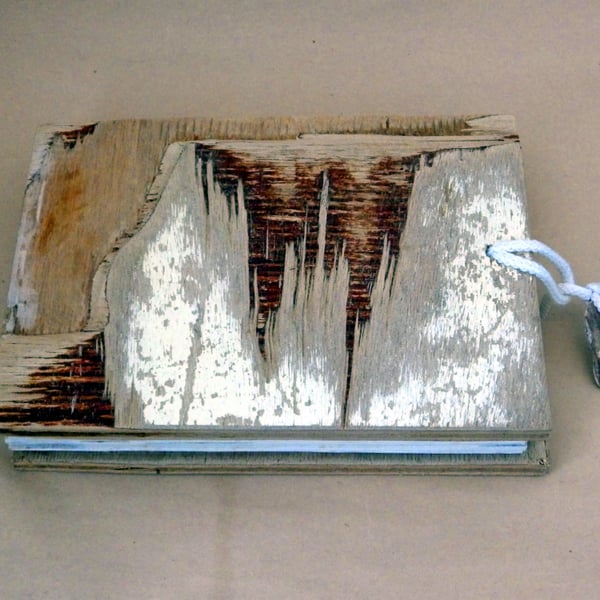 Driftwood Book & Handmade Mango-Leaf Kozo paper