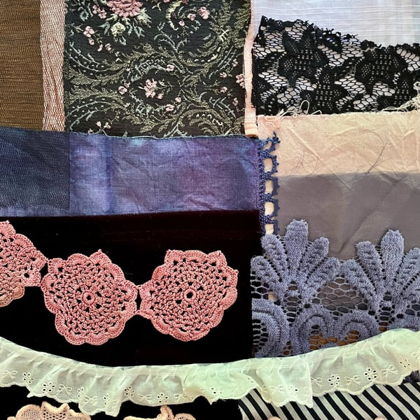 No.3 Vintage and plant-dyed fabric inspiration bundle 