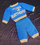Handmade “My 1st Birthday” Crochet Outfit – Sweater & Pants Set