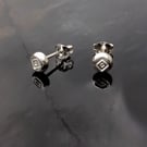 Diamond Symbol stud earrings: Stud earrings