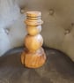 Reclaimed english oak. Lathe turned Wooden snowman  - Image 3