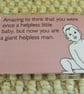 Helpless Little Baby Magnet - Image 1