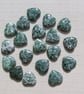 6 Tree Agate Solid Gemstone Polished Hearts - 20mm - Chakra - Crafting - Grid - Image 4