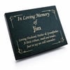 Personalised Memorial Grave Plaque Grave Marker Remembrance Plaque Headstone 