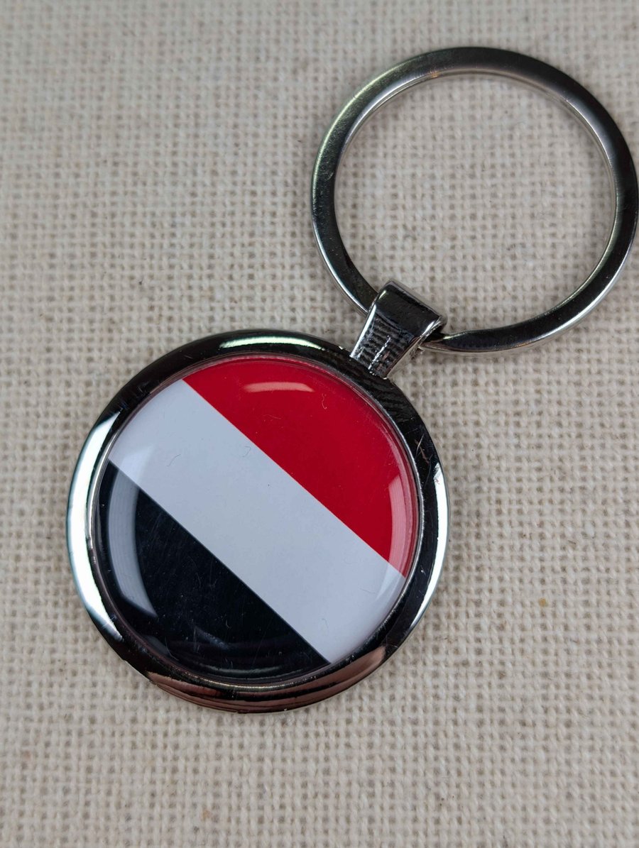 Yemen Flag Keyring - Yemen Flag Keychain