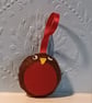 Cute Felt Robin Christmas Tree Decoration, Hanging Decoration or Stocking Filler - Image 5
