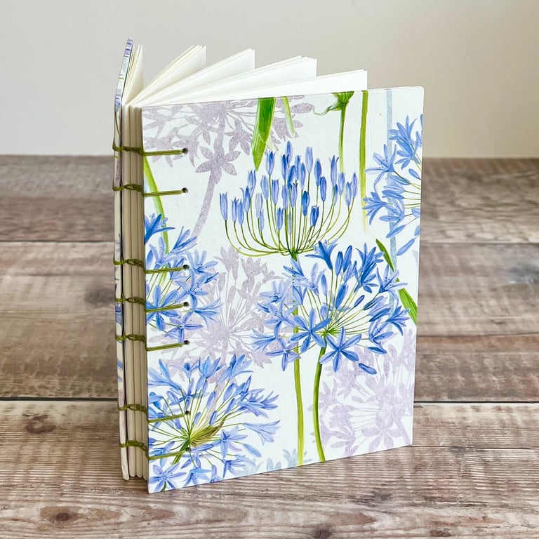 A6 Journal with Agapanthus 