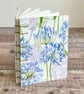 A6 Journal with Agapanthus 