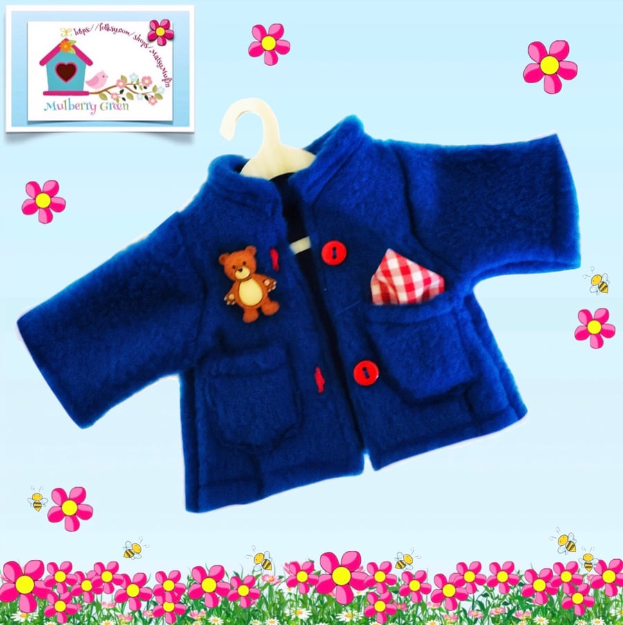 Royal Blue Fleece Teddy Jacket