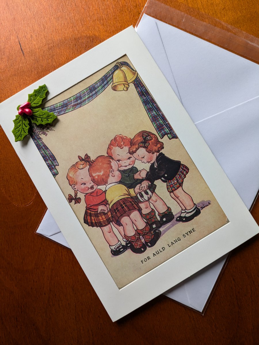 For Auld Lang Syne Christmas Card 