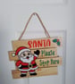 Santa please stop here sign  - Image 1