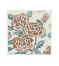 Summer Seconds - Mosaic Floral Art - Orange Rose Mosaic Wall Plaque in White - Image 9