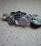 SHADES OF PINK AND SILVER HANDBAG CHARM. - Image 4